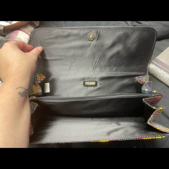 Rainbow Sequin Aldo Clutch - Picture 2 of 2